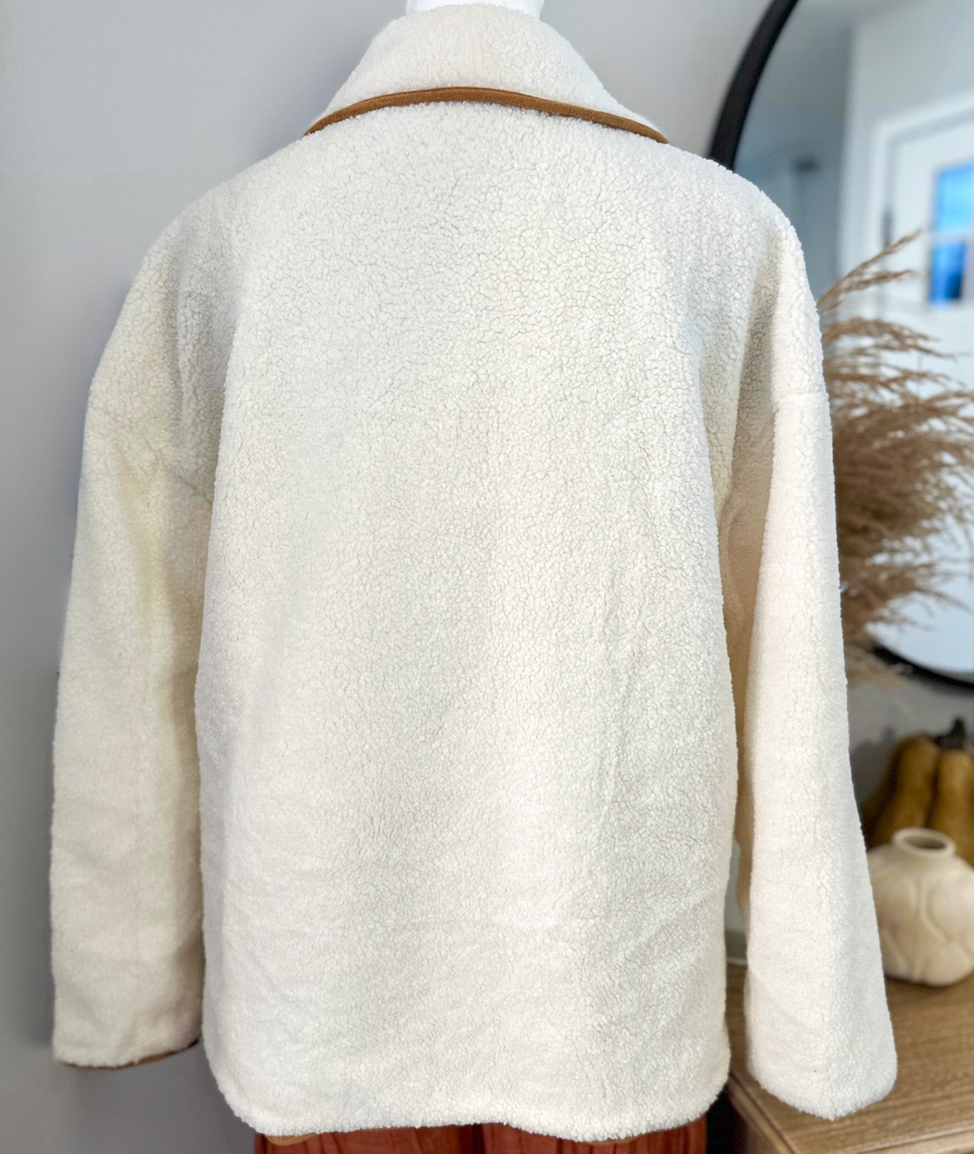 Cream Teddy Jacket