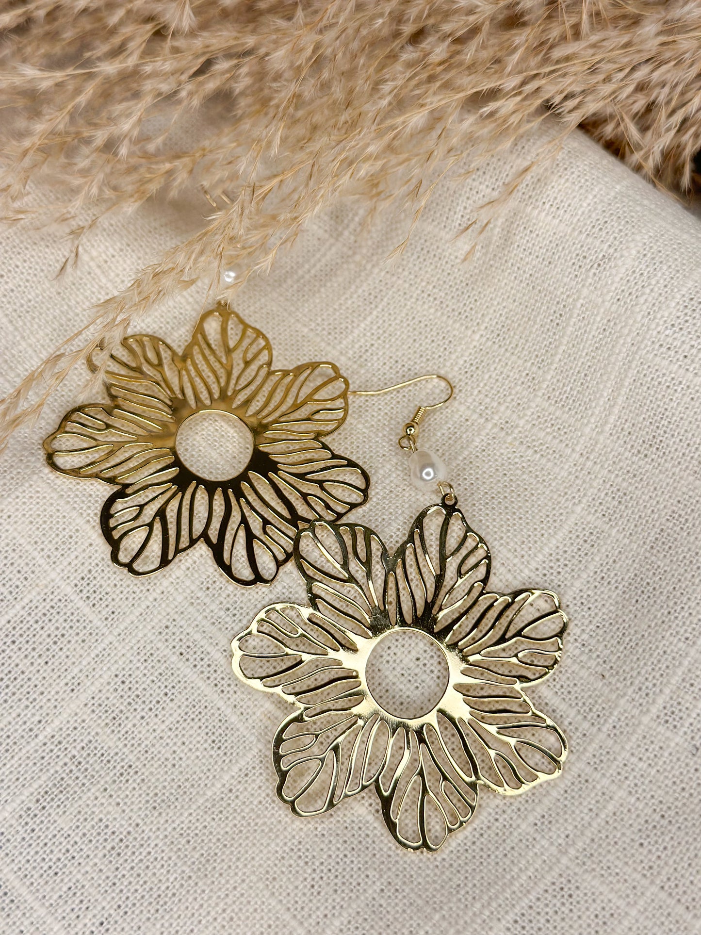 Flower Drop Earrings