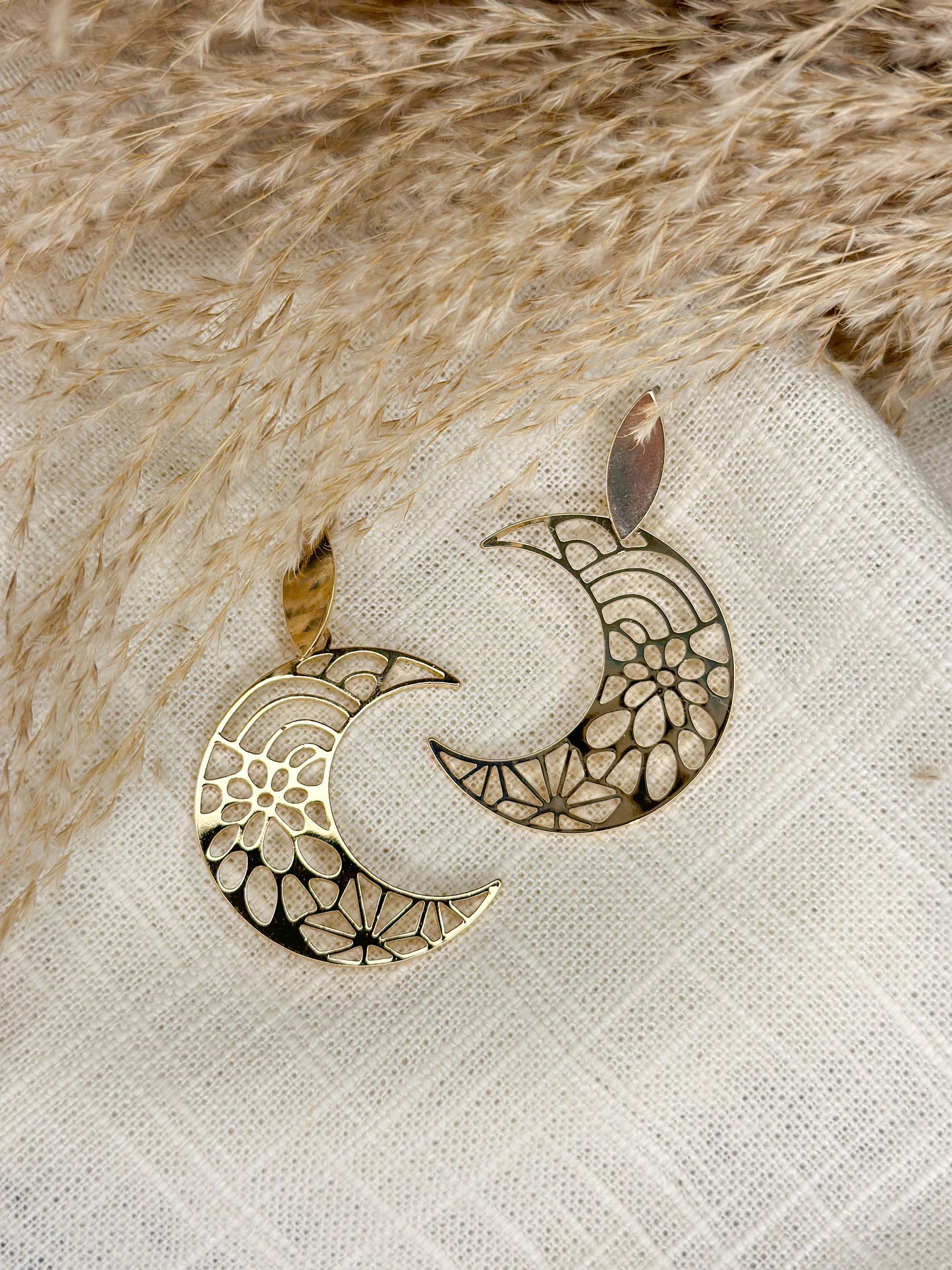 Moon Drop Earrings