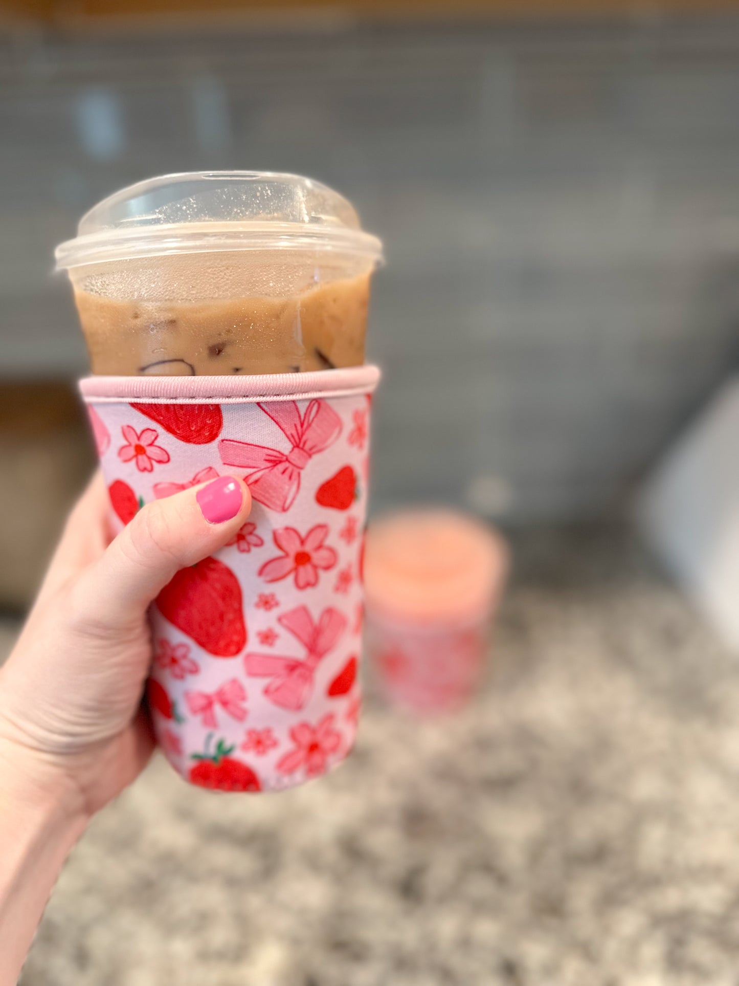 Berries & Bows Coffee Sleeve