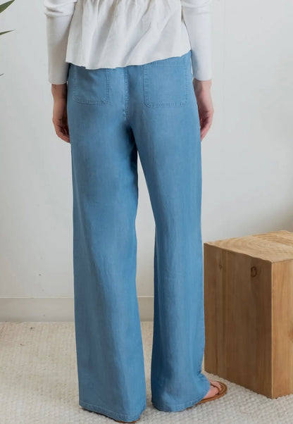 Chambray Pants