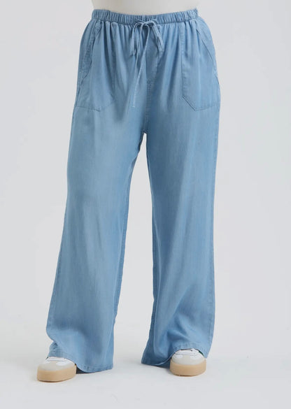 Chambray Pants