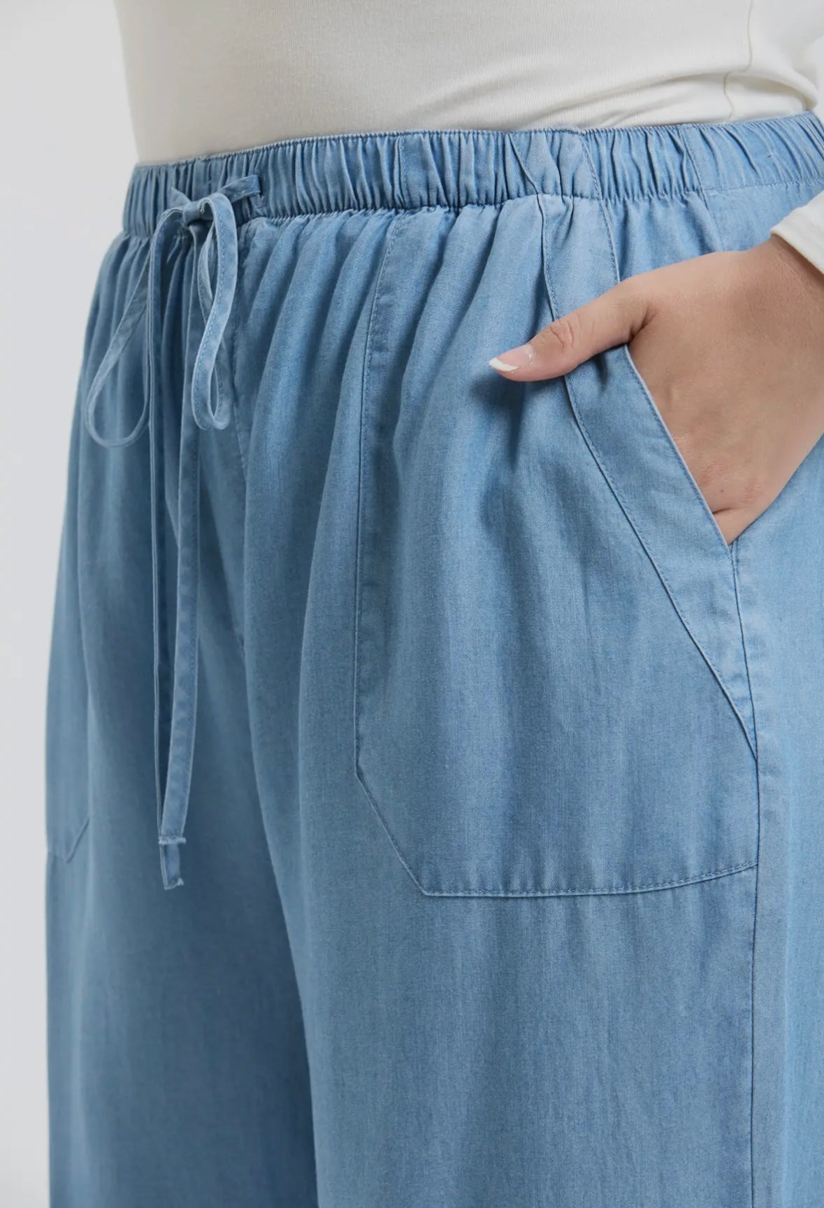 Chambray Pants