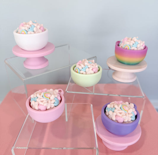 Cereal Bowl Clicker Keychain