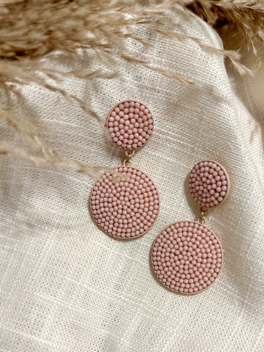 Beaded Clay Earrings